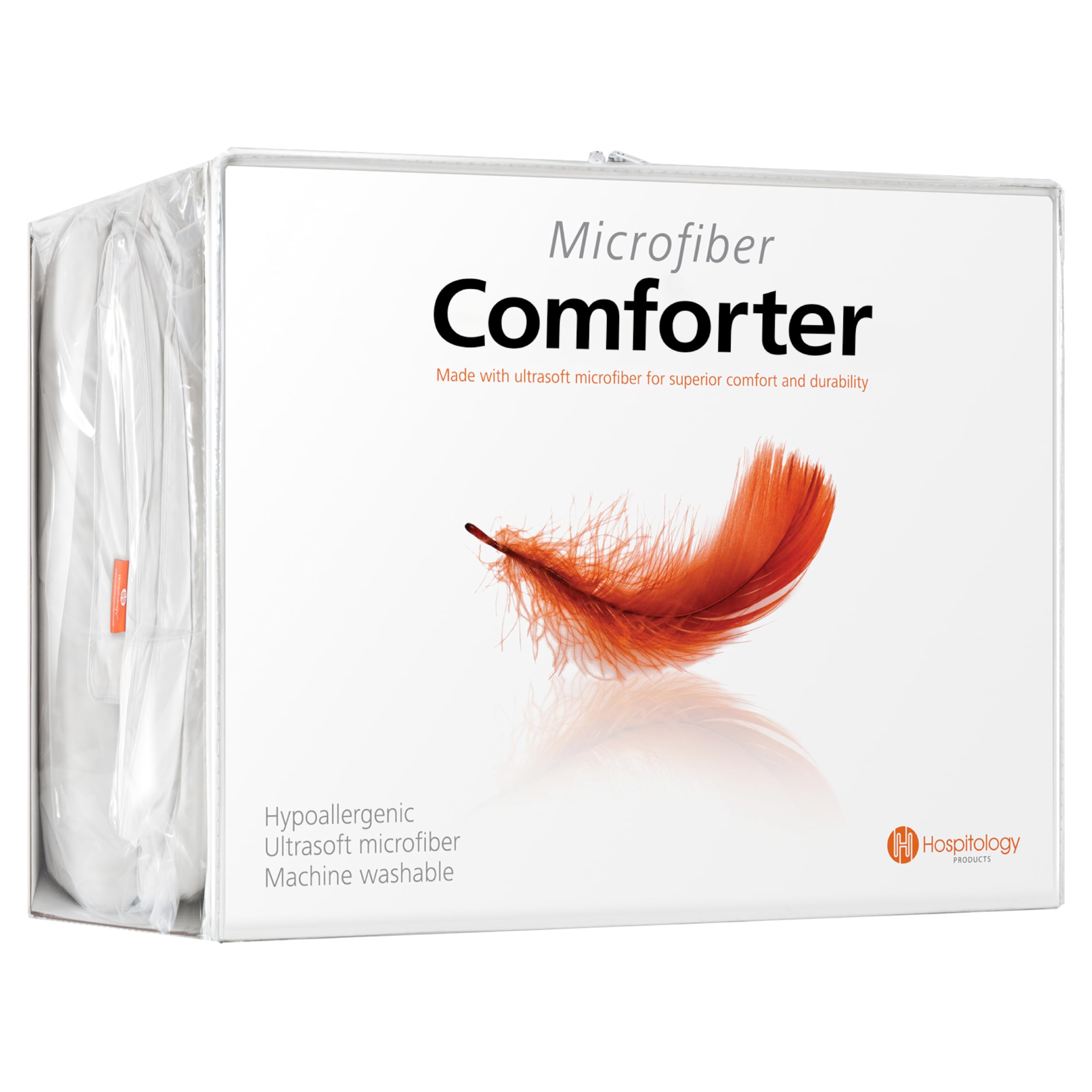 HOSPITOLOGY PRODUCTS White Comforter Full Hypoallergenic Duvet Insert