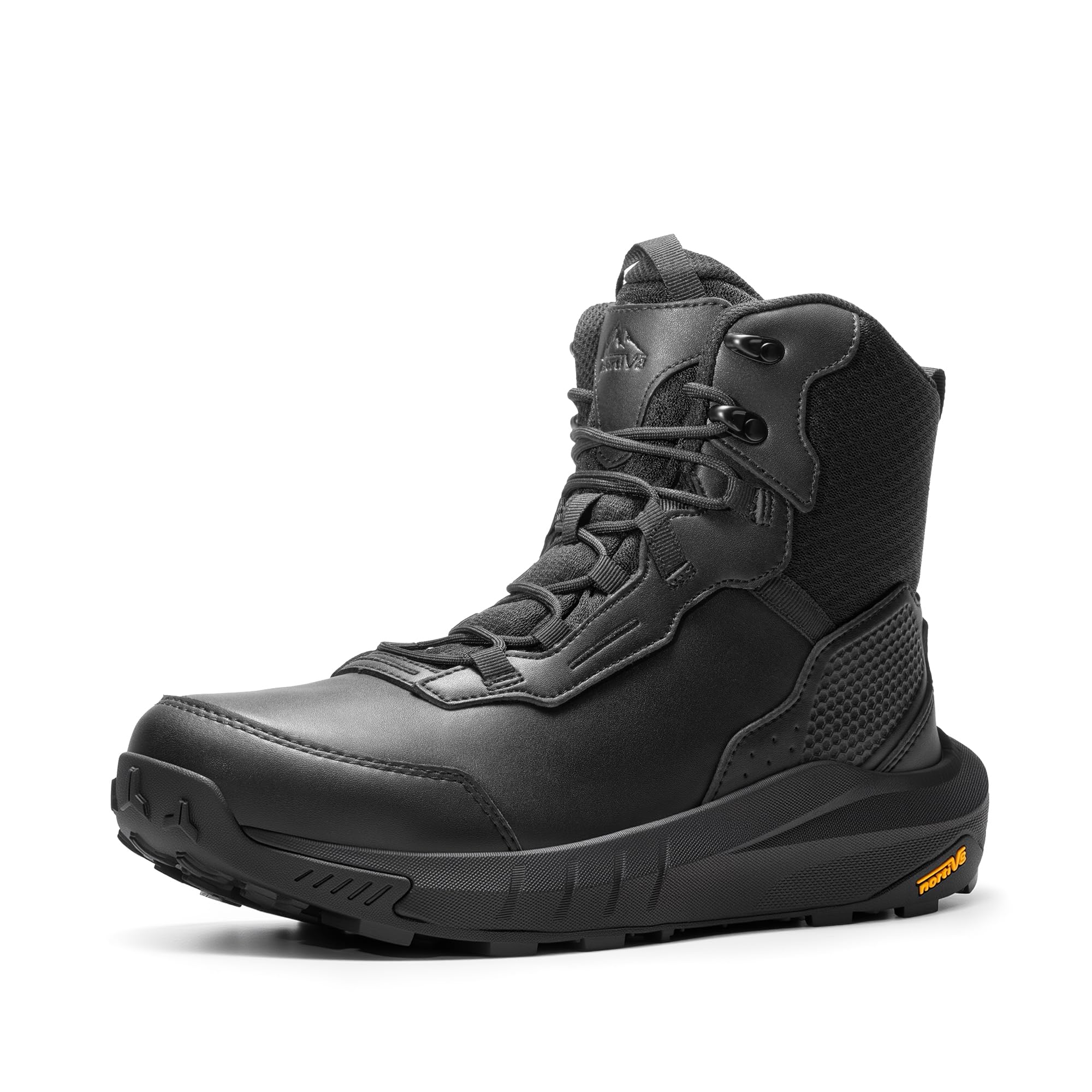NORTIV 8 Men's Waterproof Tactical Work Winter Boots Cushion Sole Lightweight