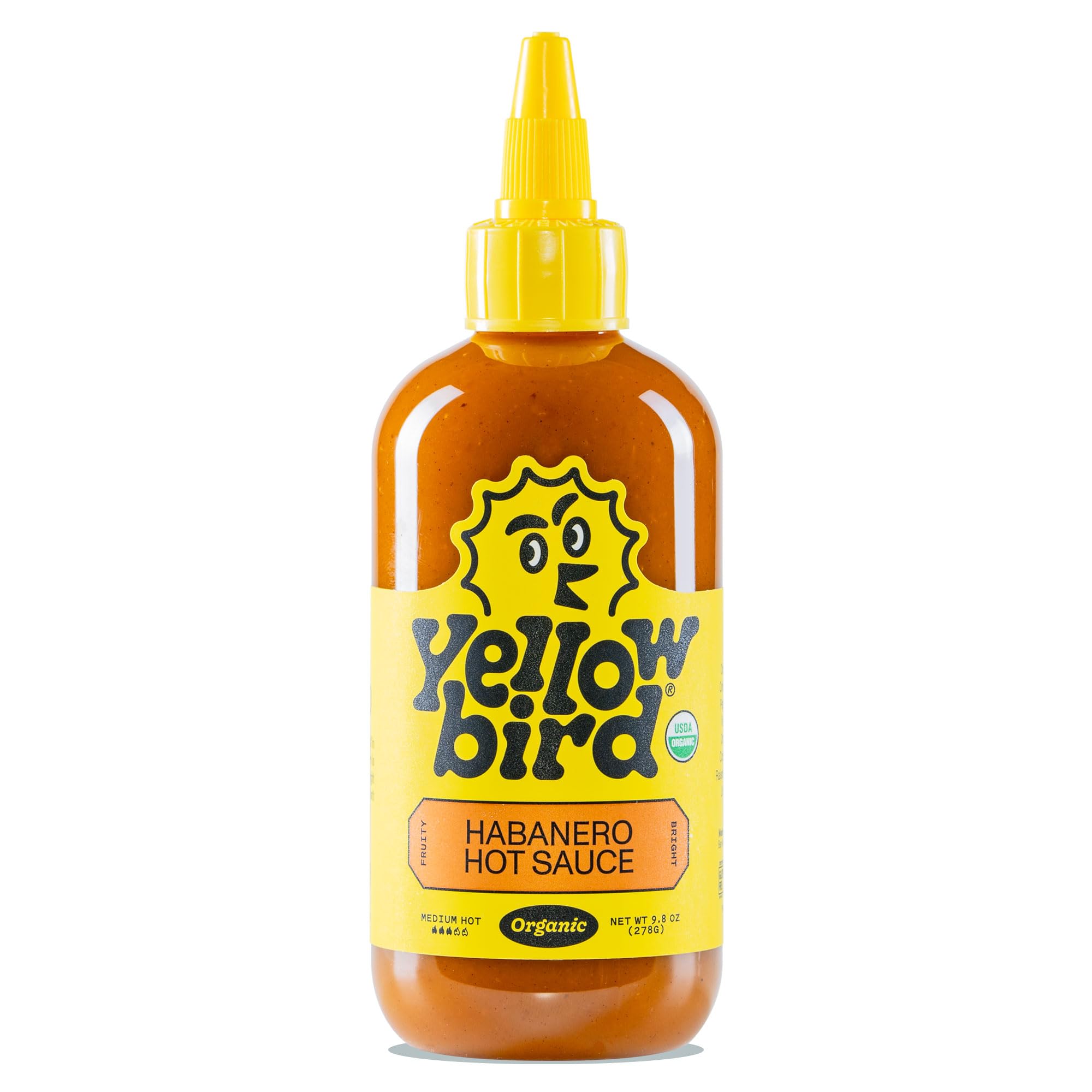 Organic Habanero Hot Sauce by Yellowbird