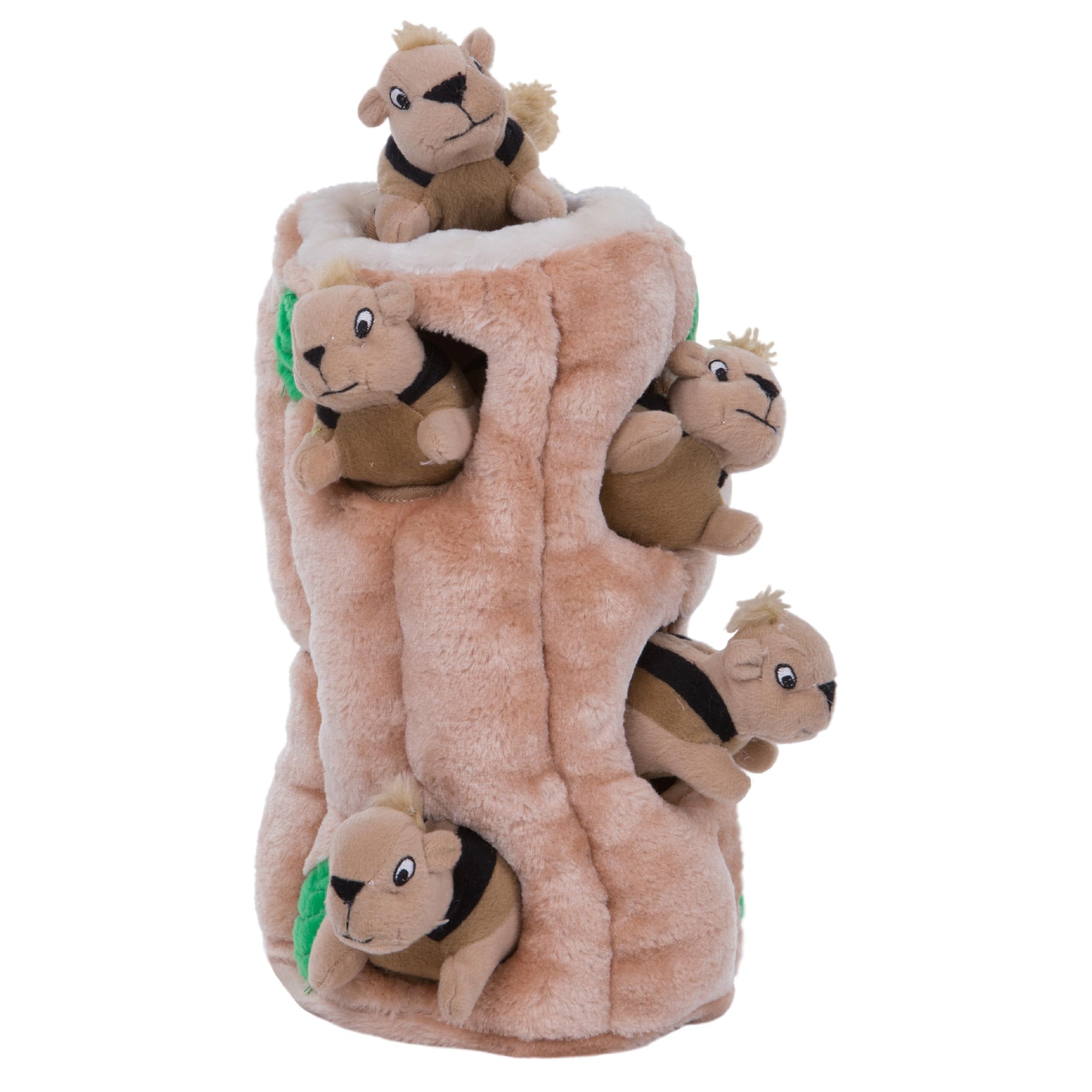 Outward Hound Hide-A-Squirrel Dog Toy – Interactive 2‑in‑1 Plush Puzzle with 6