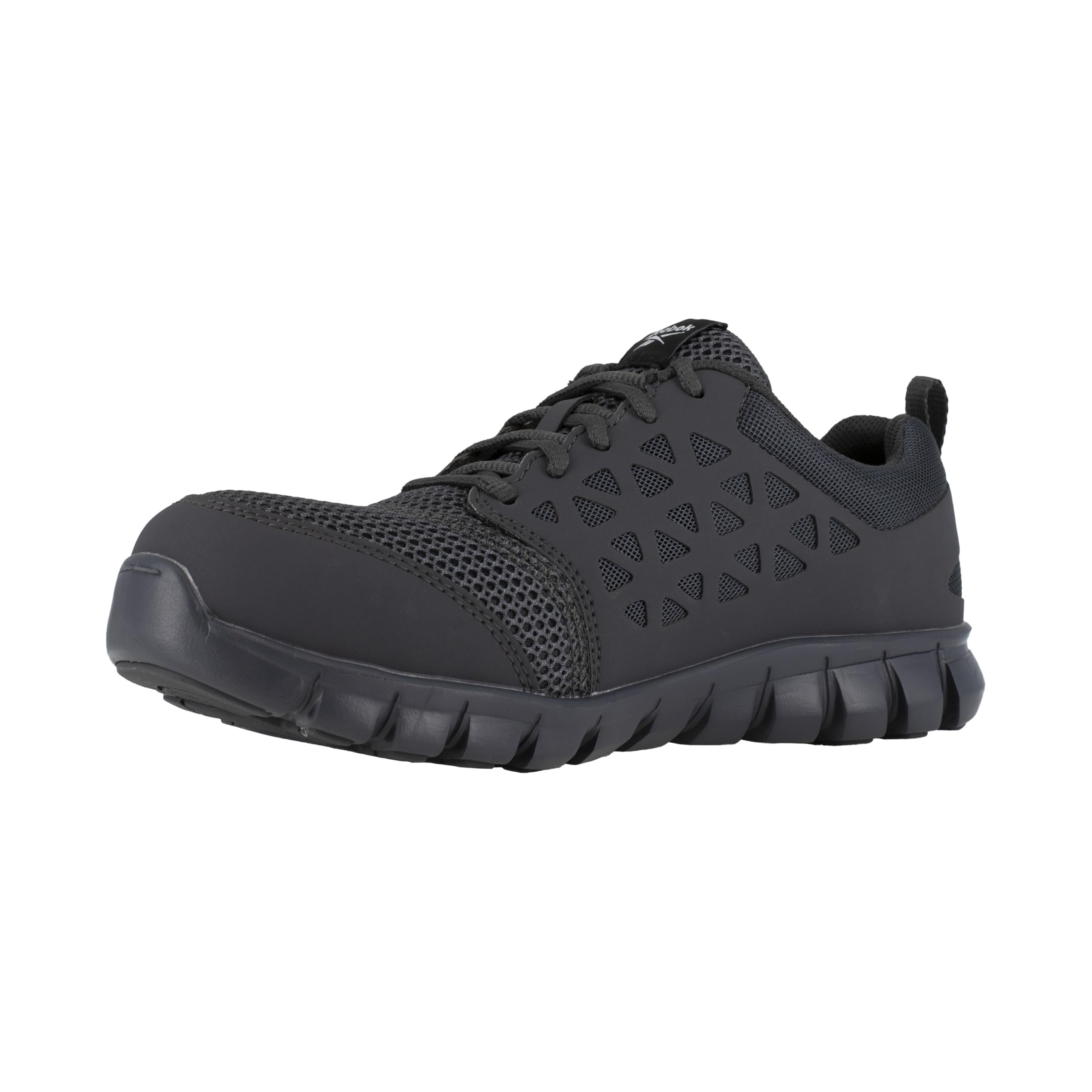 Reebok Men's Rb4041 Sublite Cushion Safety Toe Athletic Work Shoe Black