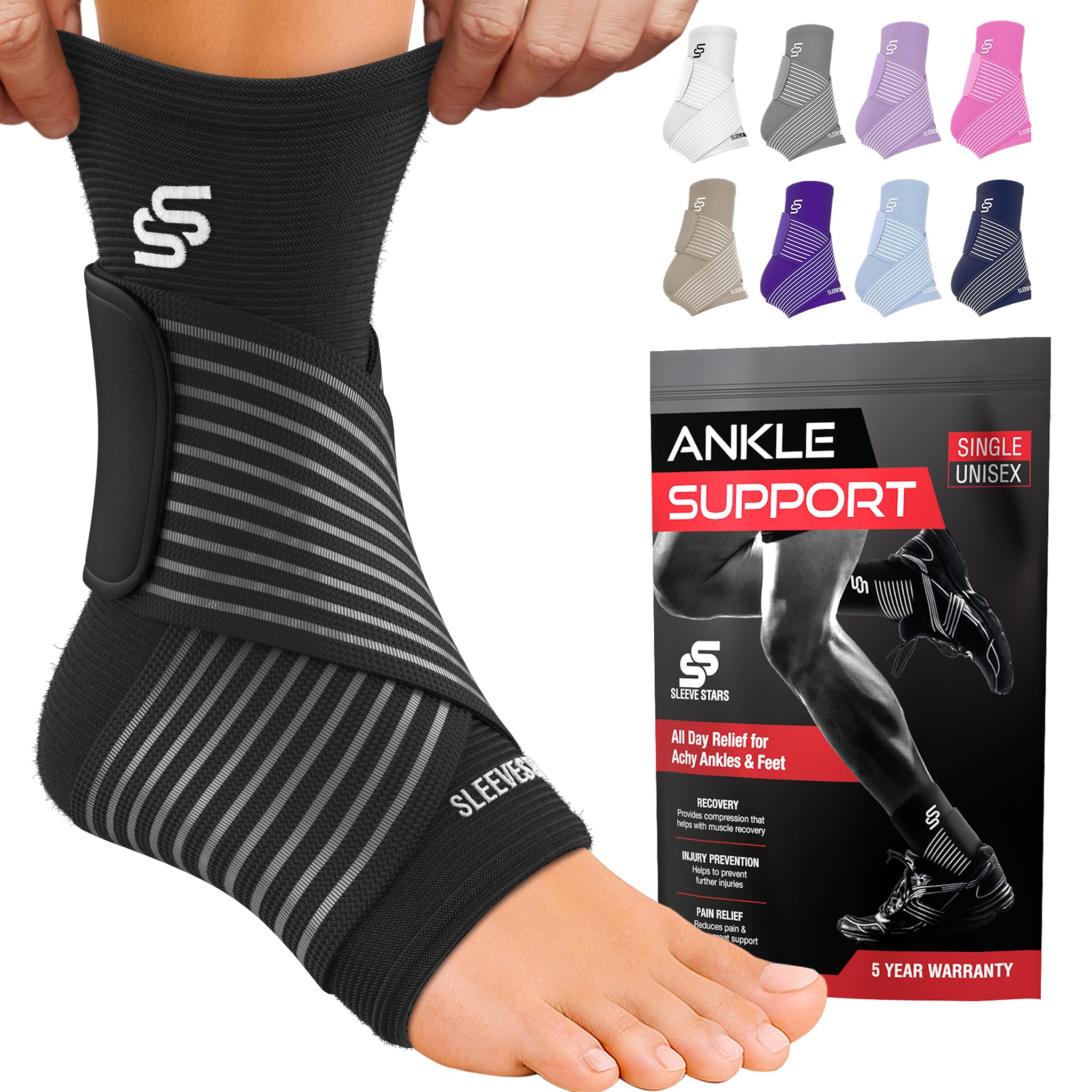 Sleeve Stars Ankle Brace for Women & Men