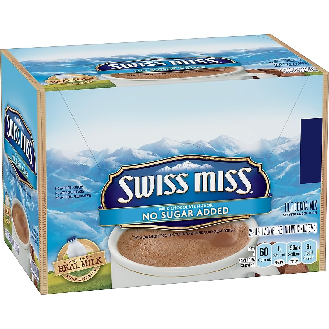 Swiss Miss No Sugar Added Hot Cocoa Mix