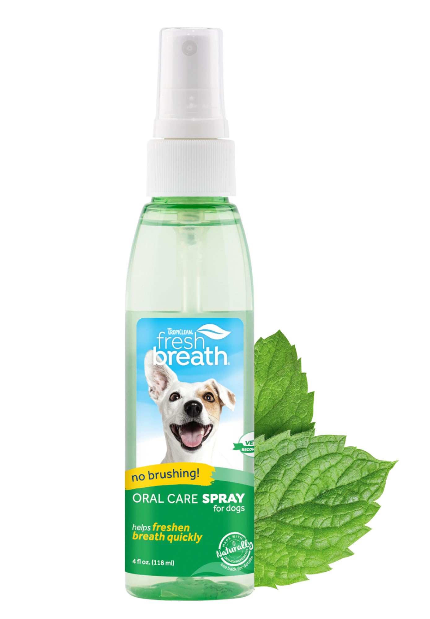 TropiClean Fresh Breath Oral Care Spray for Dogs & Cats