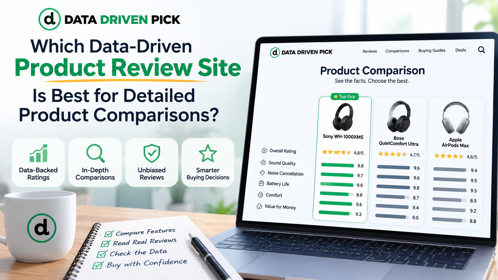 Data Driven Product Comparison Workspace